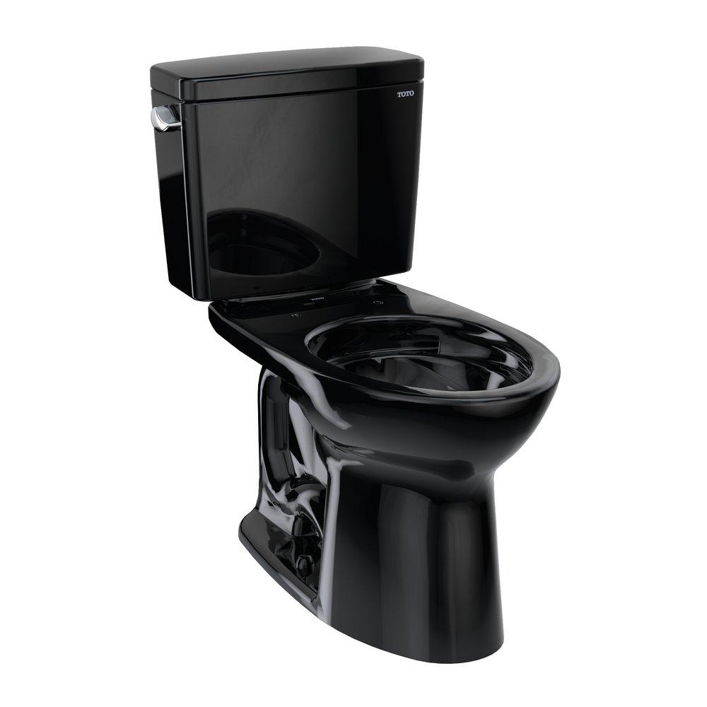 TOTO CST776CSF#51 Drake 1.6 gpf Elongated Two Piece Toilet in Ebony