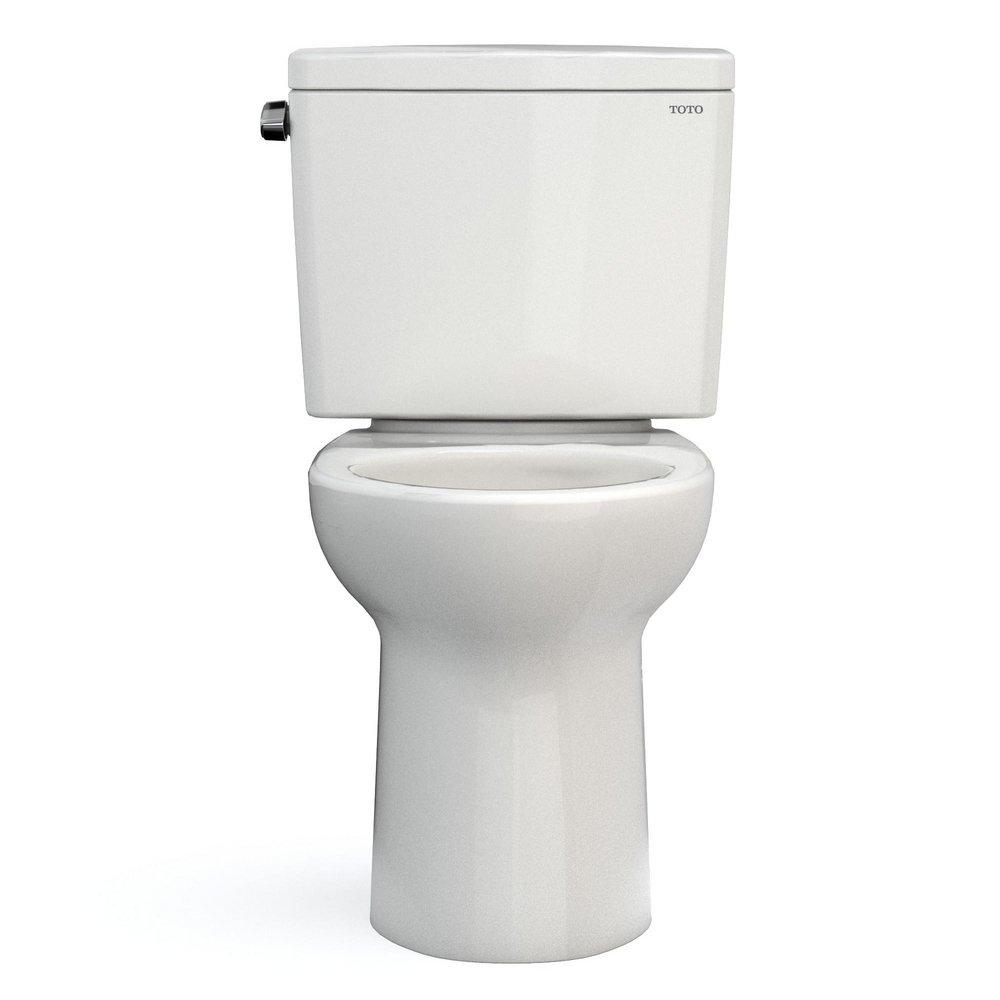 TOTO CST776CSFG#11 Drake 1.6 GPF Elongated Two-Piece Toilet in Colonial White