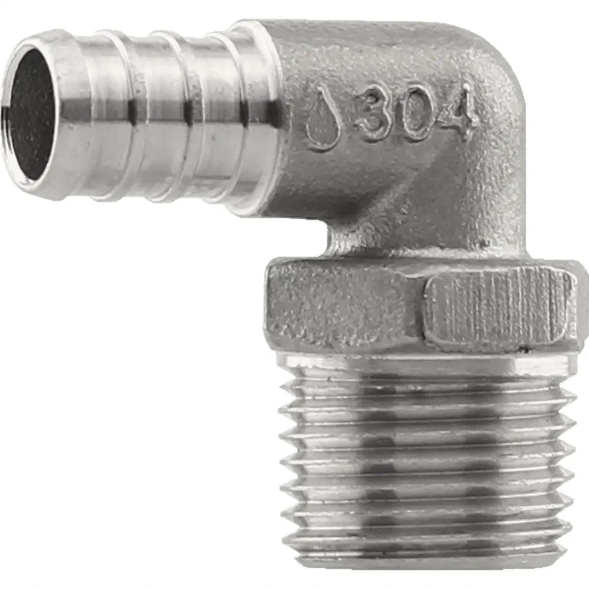 PLUMBEEZE Plumbeeze PE-PS-ME05 Pex x MPT 90Â° Elbow 1/2 in