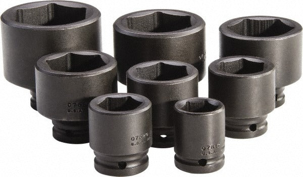 PROTO Proto J73104 Deep Impact Socket Set 8 Pc 3/4 in Drive