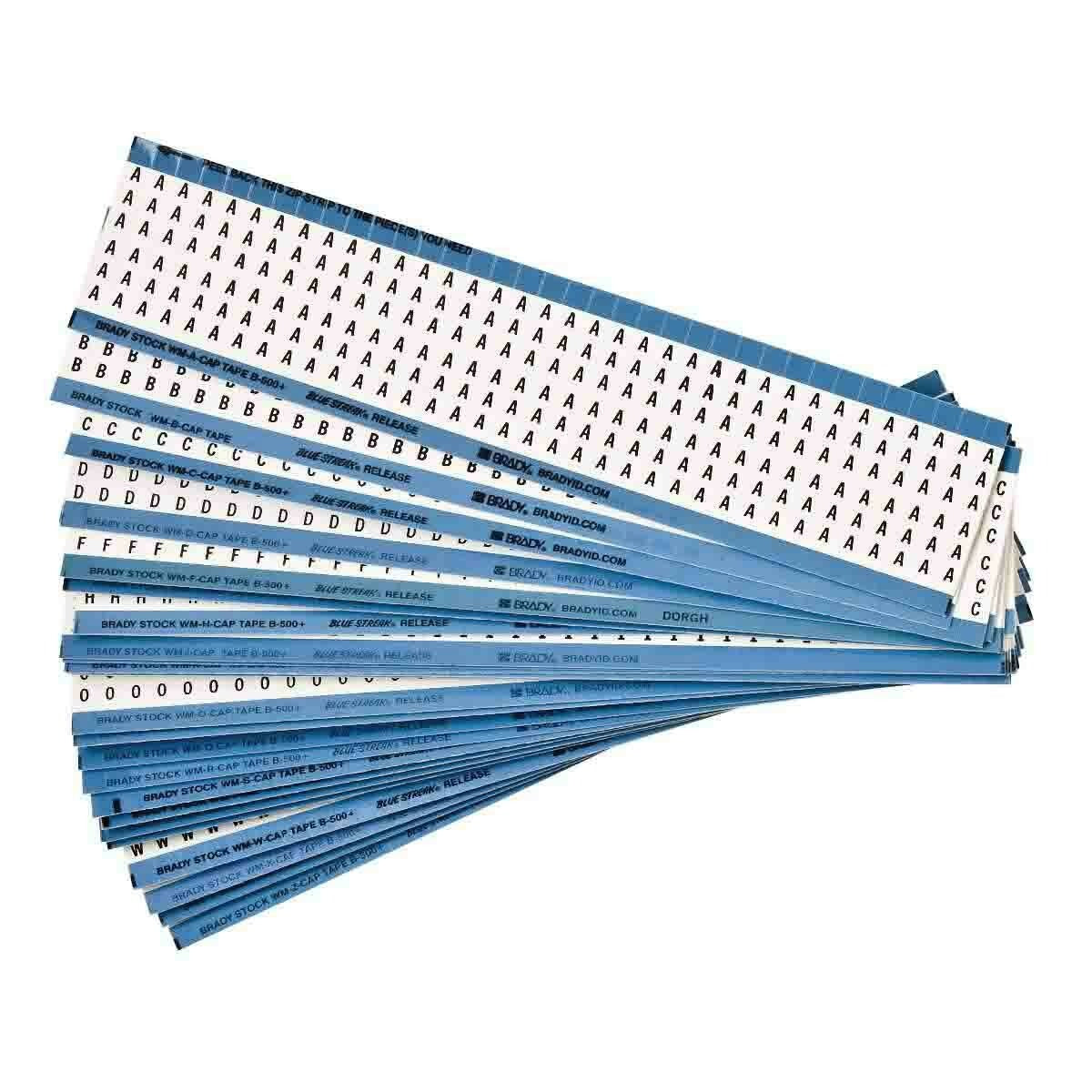 BRADY Brady CPCWM-A-Z Combination Pack Wire Marker 1.5 in H Pack of 25 Cards CPCWM-A-Z