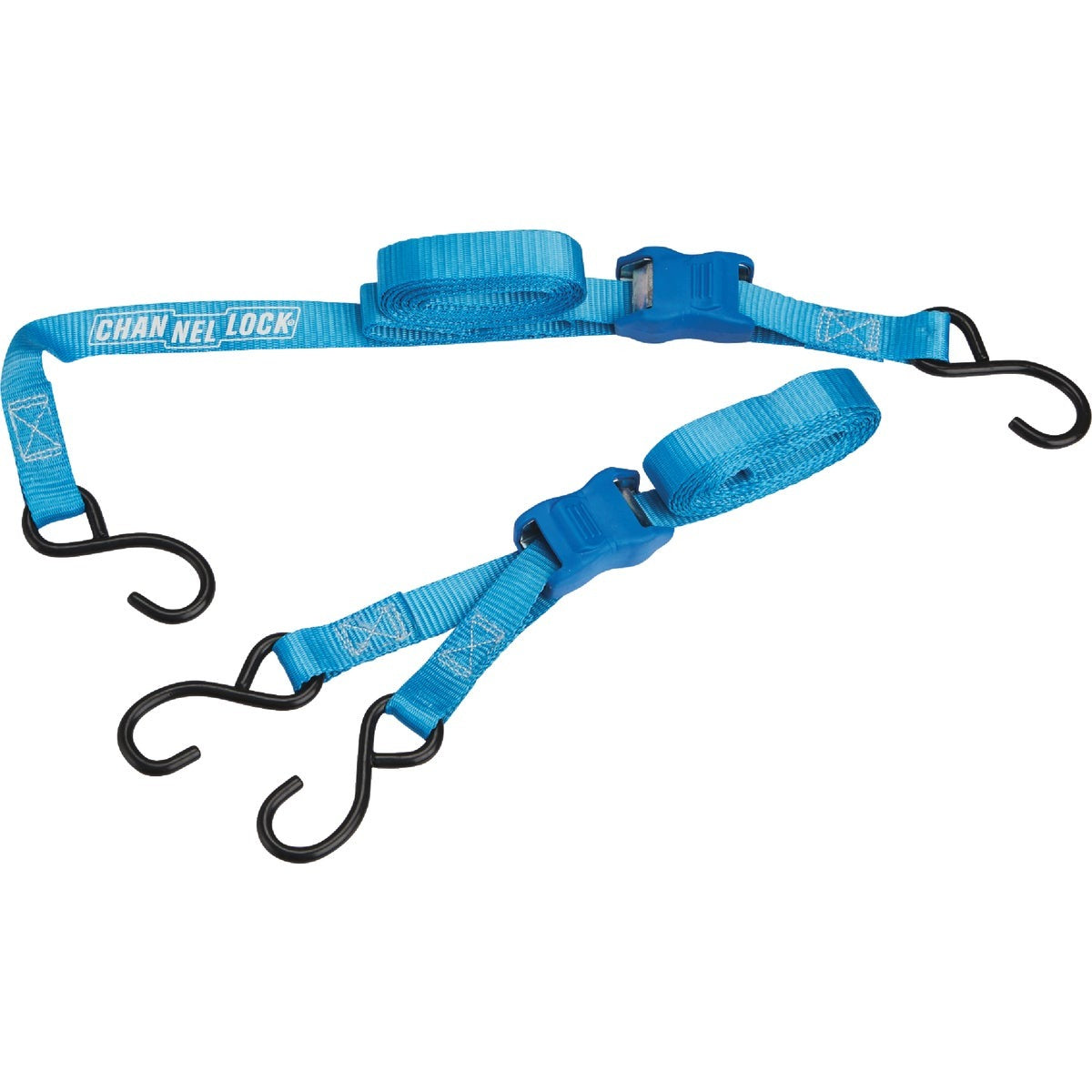 CHANNELLOCK Channellock 598528 Cam Buckle Tie-down Straps 2 Pack