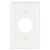 Pass & Seymour TP7W 1-Gang Single Receptacle Wall Plate