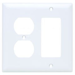 Pass & Seymour TP826W Wallplate Combination 2 Gangs 4.7 in