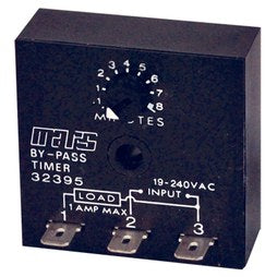 Mars 32395 Timer Adjustable 19-288VAC Dial 6 Sec-8 Min Bypass Time Delay