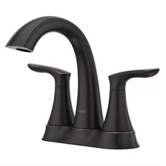 Pfister LG48WRPY Weller Two Handle Centerset Bathroom Sink Faucet in Tuscan Bronze