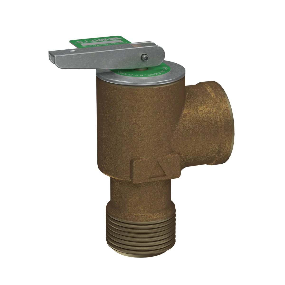 Watts 0342624 3/4 x 3/4 Bronze Steam Safety Relief Valve 5 psi