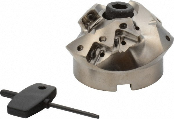 SECO TOOLS Seco 02670048 Indexable Chamfer Face Mill 3.126in 45 Deg