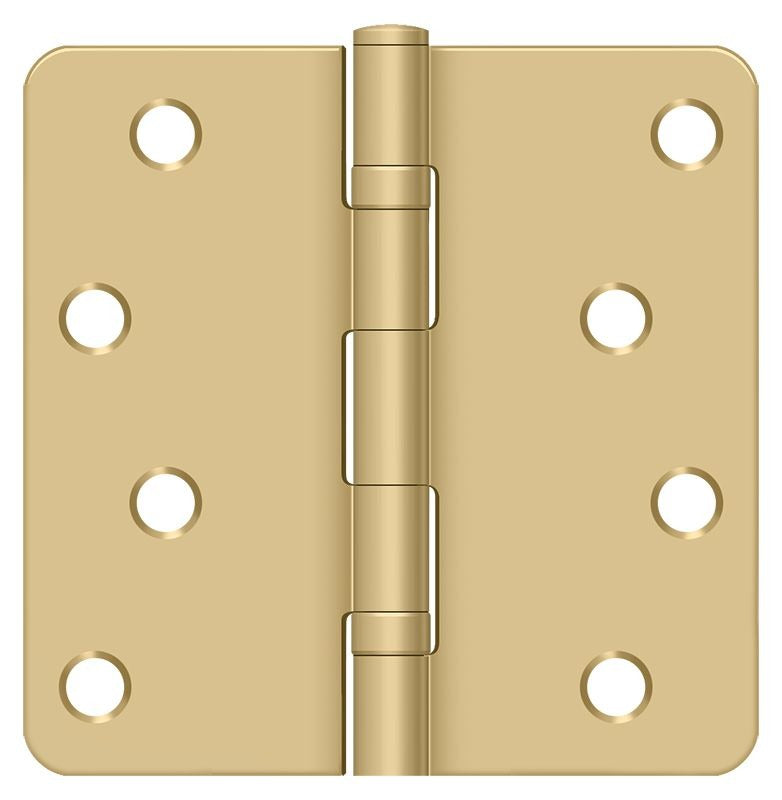DELTANA Deltana S44R4BB4 Ball Bearing Door Hinge Satin Brass