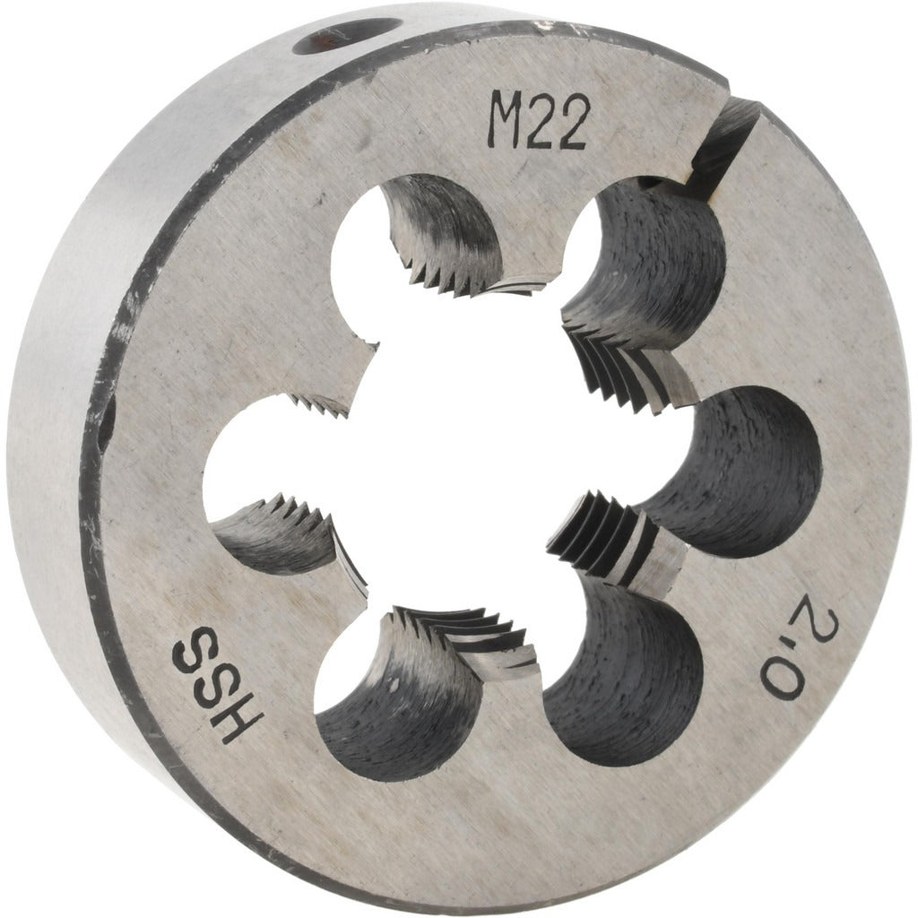 VALUE COLLECTION Value Collection 314-1834 Round Die M22x2 2 Inch Od Hss