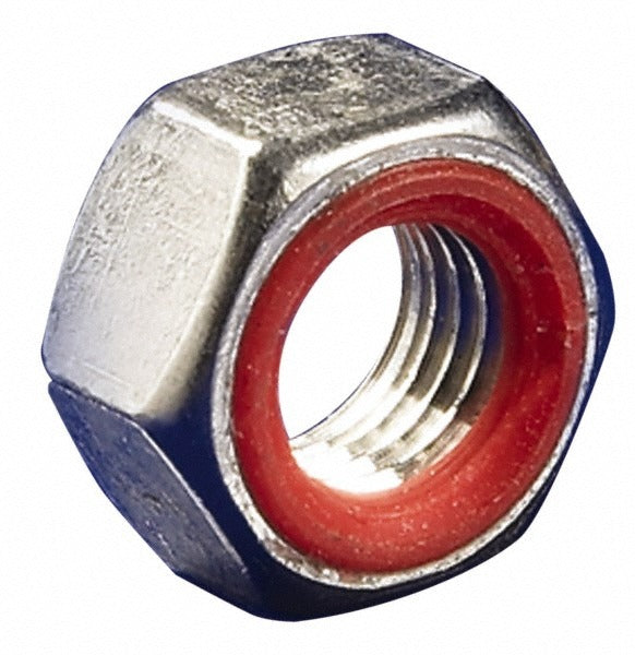 VALUE COLLECTION Value Collection 3/8-16 AJ6MC Brass Hex Jam Nut Nickel Plated 5pk