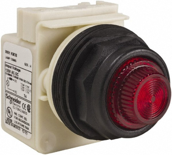 SCHNEIDER ELECTRIC Schneider Electric 9001SKP38R31 Indicating Light 120V Red