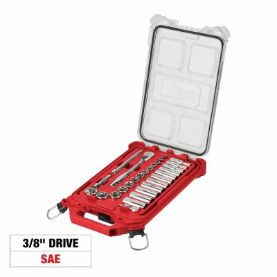 MILWAUKEE Milwaukee 48-22-9481 28pc 3/8 in Drive Ratchet Socket Set