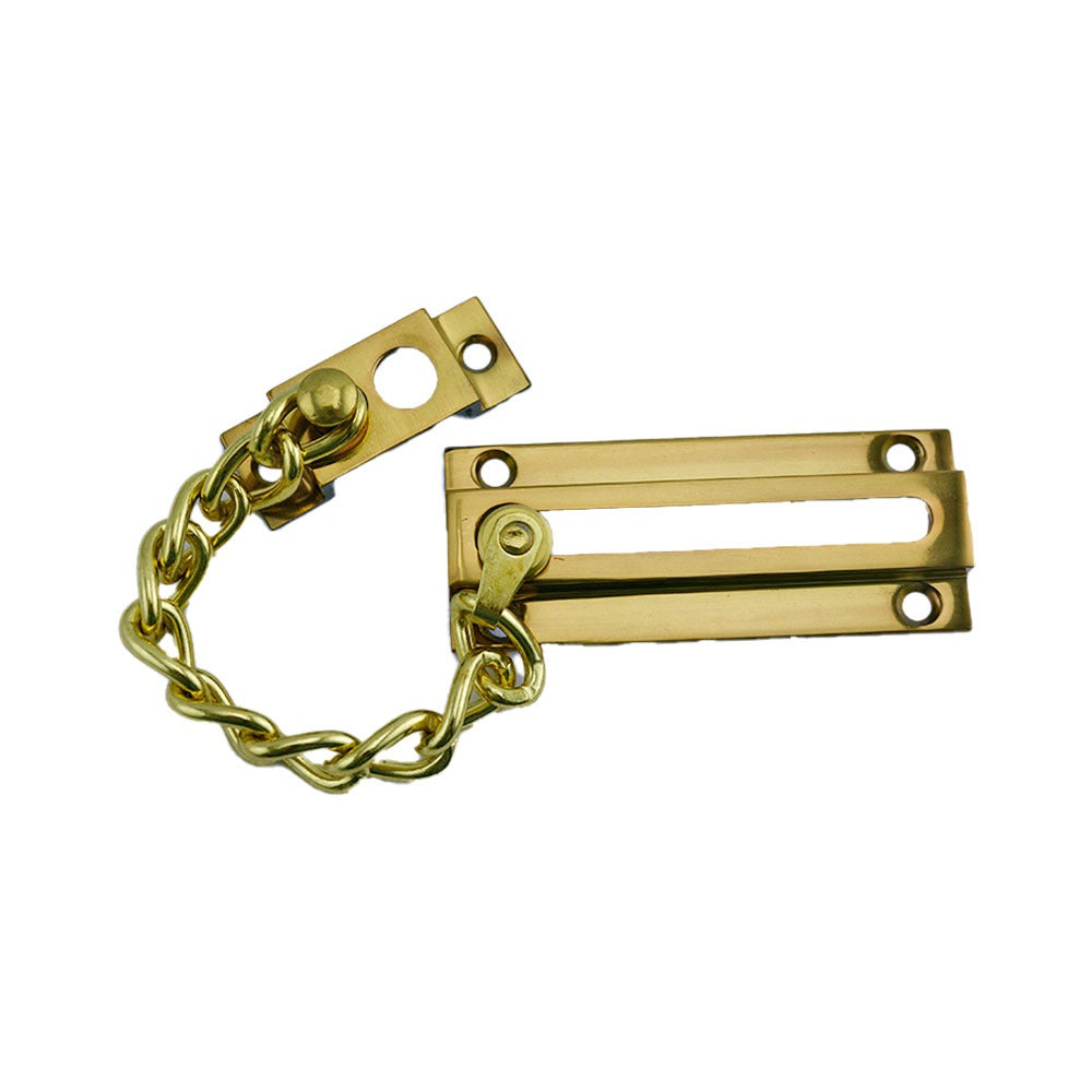 IVES Ives 481B3 Solid Brass Chain Door Guard Bright Brass