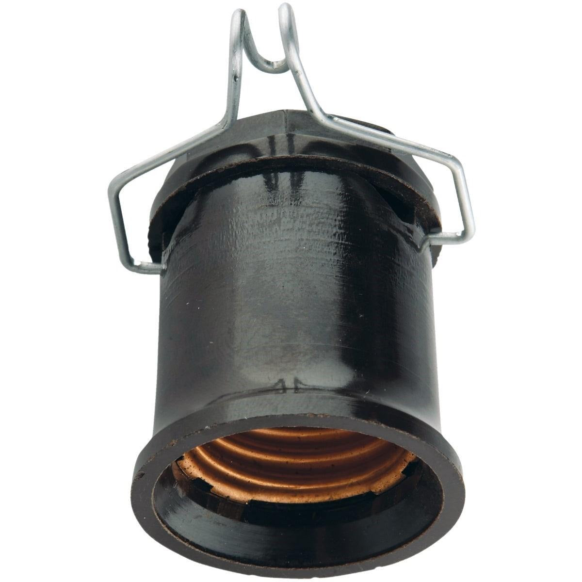 LEVITON Leviton 001-167 Keyless Medium Base Outdoor Pin Lamp Socket (Each)