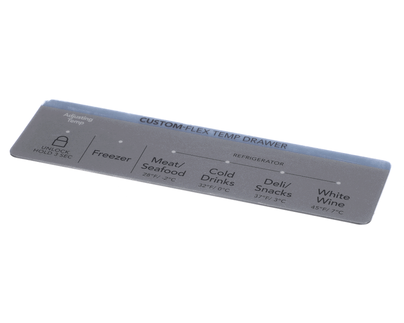 FRIGIDAIRE Frigidaire 5304527898 Middle Drawer Overlay (Each) Replaces 5304519050