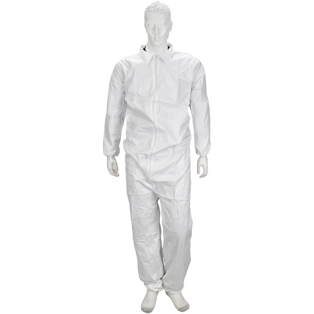 PRO-SAFE Pro-safe KM-CVL-KG-E-XL Coverall White Xl 25 Pack
