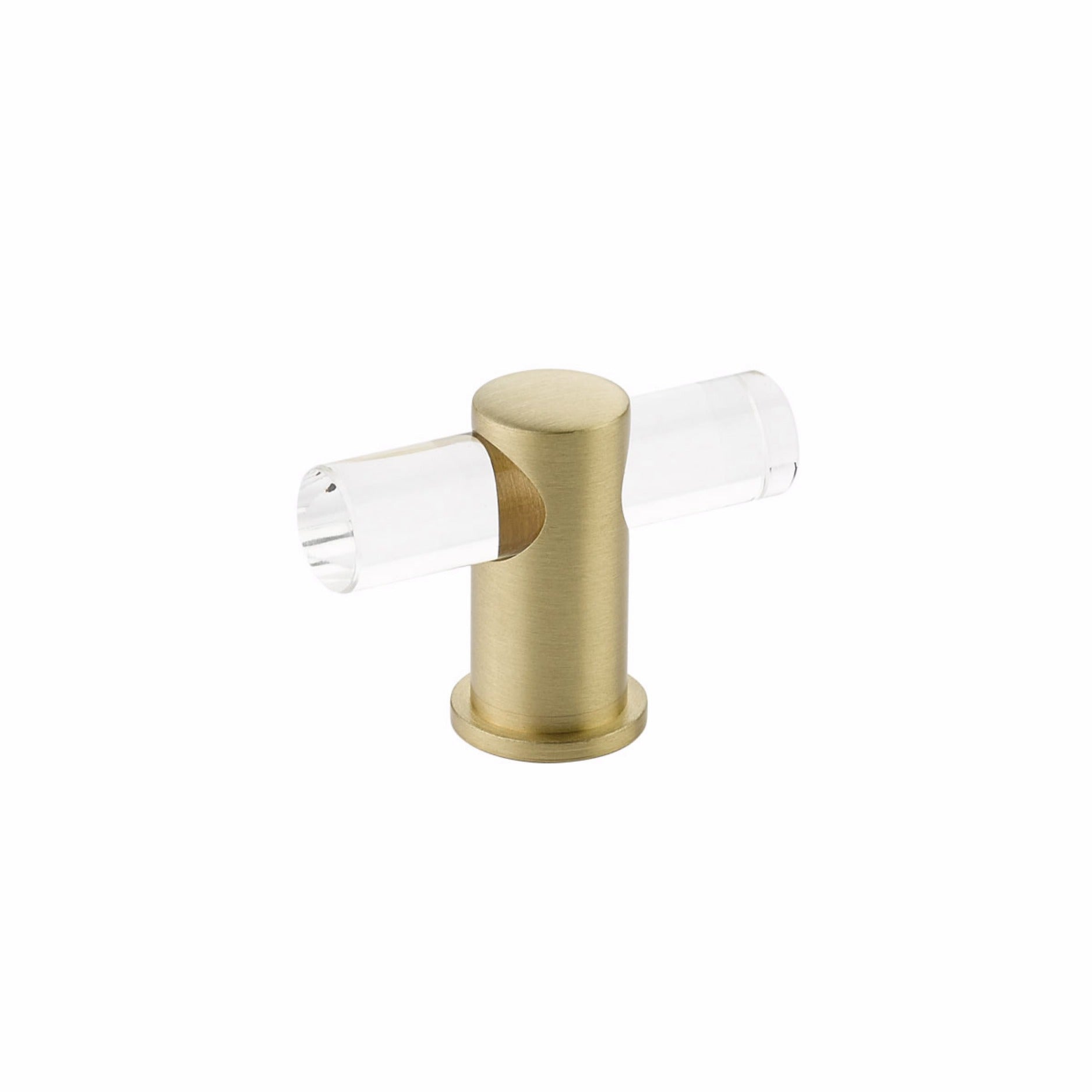 SCHAUB Schaub 401-SB Lumiere Cabinet T Knob Satin Brass