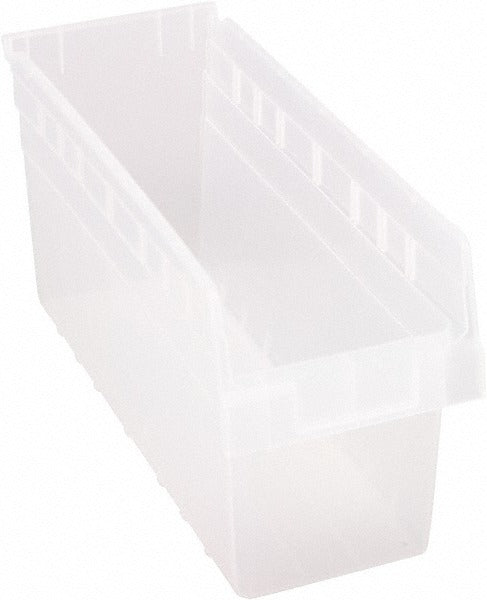 QUANTUM STORAGE SYSTEMS Quantum Storage QSB804CL Clear Hopper Shelf Bin