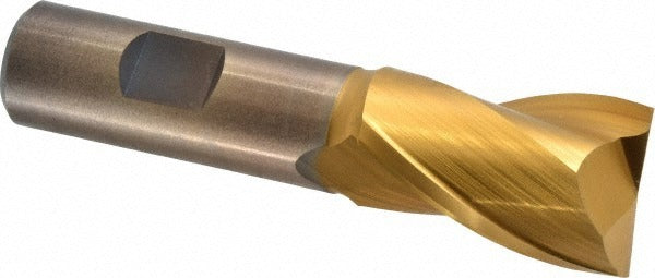 CLEVELAND CONTROLS Cleveland C33791 Square End Mill 1 in 2 Flute Hss Tin HG-2
