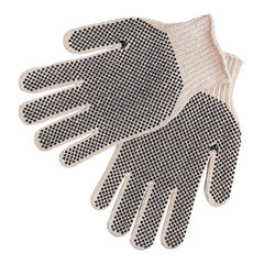 MCR SAFETY 9660SM General Purpose Work Gloves - Small Size, PVC Coated, Knit Wrist Cuff, Cotton, Polyester Material