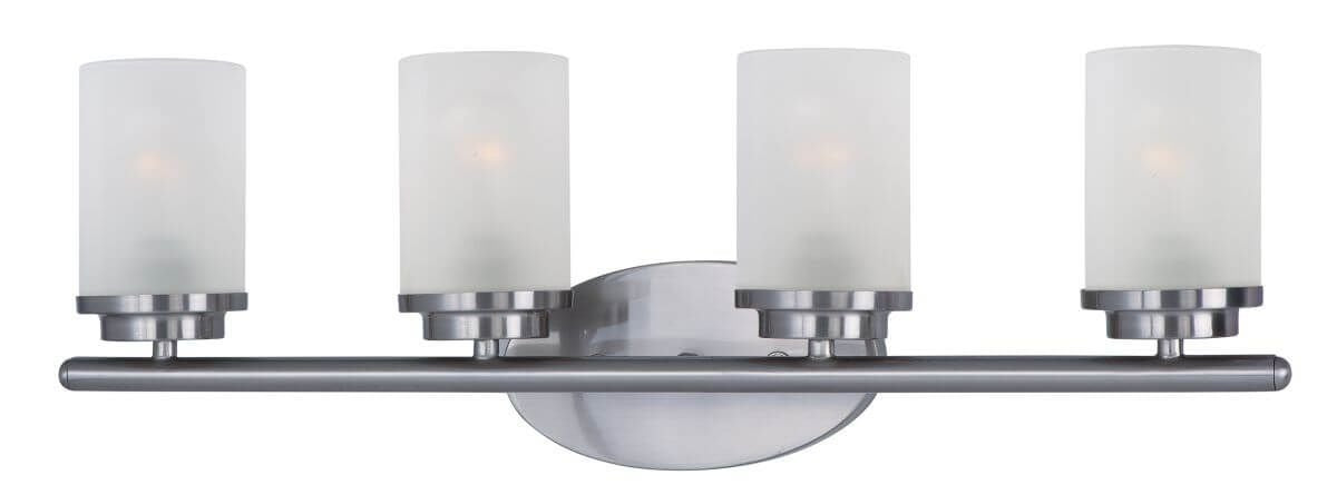 MAXIM LIGHTING Maxim Lighting 10214FTSN Corona 4-Light Bath Vanity 120V (26.25 in) 10214FTSN