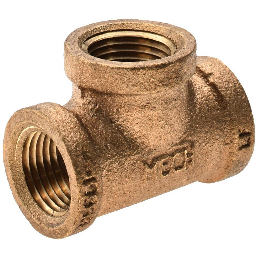 VALUE COLLECTION Value Collection 453-003NL Brass Pipe Tee 1/2 Inch Mpt