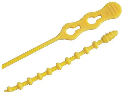 GARDNER BENDER Ecm Industries Llc 45-12BEADYW Beaded Cable Tie 12in Yellow 15PK