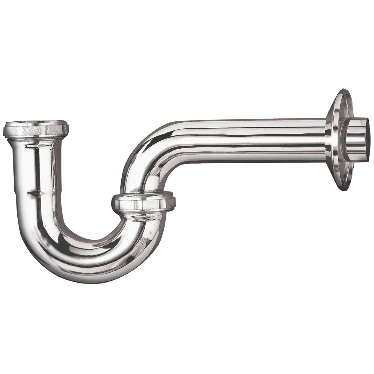 BSC PREFERRED Bsc Preferred DIB100CP Brass P-trap 1-1/4 Inch 22GA