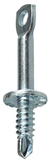 L.H. Dottie 631TK Flat Hanger Screw 1/4 x 2 Inch Zinc Plated Steel