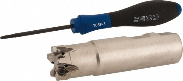 SECO TOOLS Seco 02770596 Indexable Square-shoulder End Mill 1 in