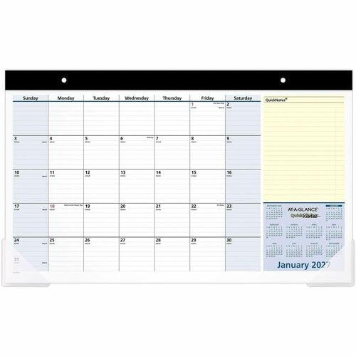 AT-A-GLANCE At-a-glance AAGSK71000 Desk Pad Calendar 13 Month