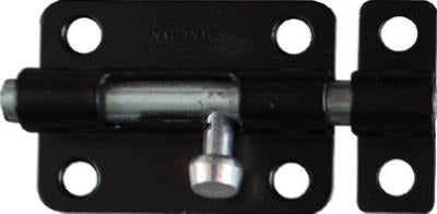NATIONAL HARDWARE National Mfg N151-522 3 Inch Black Barrel Bolt