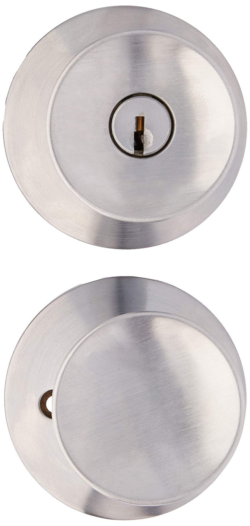 SCHLAGE Schlage F80BEL626 Satin Chrome Storeroom Bell Knobset