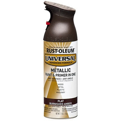 RUST-OLEUM Rust-oleum 271472 Flat Metallic Spray Paint 11 Oz