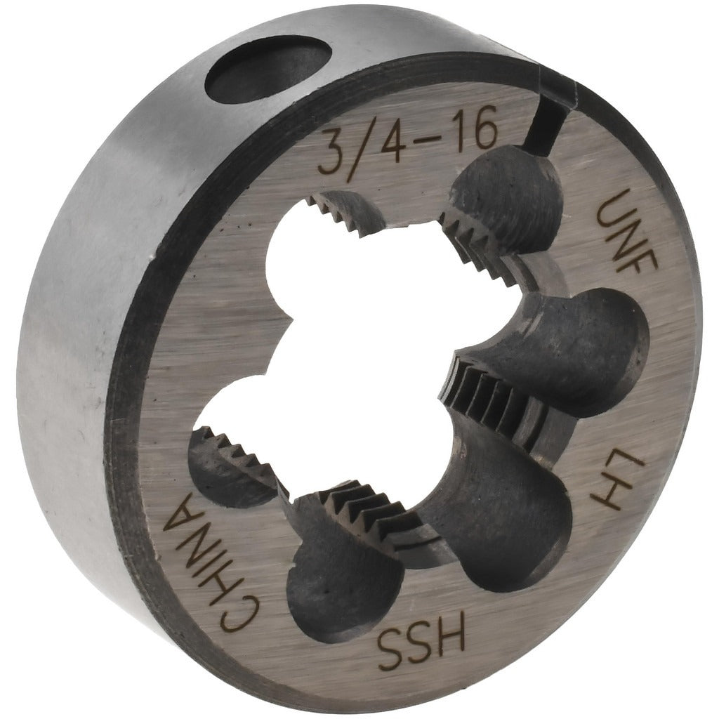 VALUE COLLECTION Value Collection 314-4274 Round Die 3/4-16 Unf Left Hand Hss
