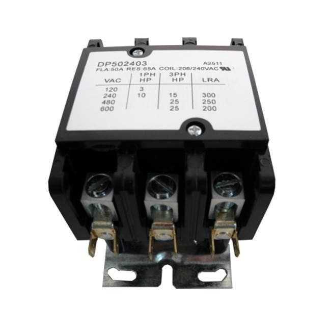 SUPCO Supco dp502403 Contactor 50A 3-pole 240V