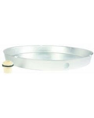 Camco 20856 Water Heater Drain Pan - 28 ID Alum Short w/CPVC Fitting Bilingual