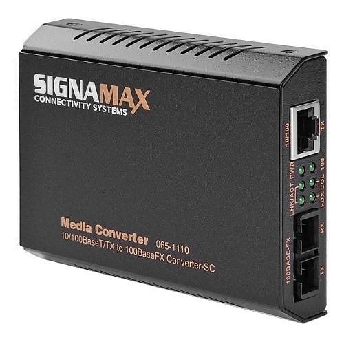 SIGNAMAX Signamax Inc. FO-065-1174 Media Converter 10/100BASE-T to Fx
