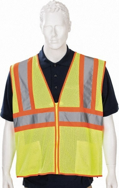 PIP Pip 302-MVLY-4X Hi-vis Safety Vest Class 2 4XL Lime Yellow