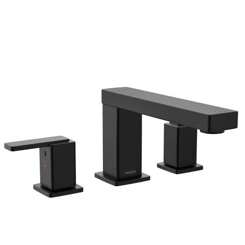 MOEN Moen T682BL Iver Two-Handle Roman Tub Faucet Trim (Trim Only)