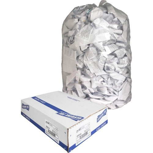 GENUINE JOE Genuine Joe GJO01014 Clear Can Liners 55-60 Gal 100CT