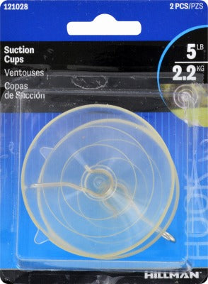 HILLMAN Hillman Fasteners 121028 Large Clear Suction Cup 4 Pack