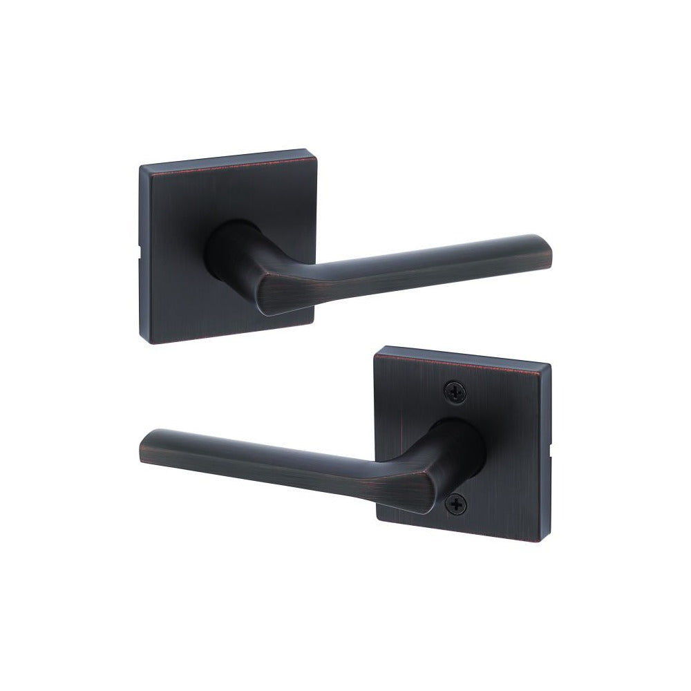 KWIKSET Kwikset 720LSLSQT-11P Lisbon Passage Lever Venetian Bronze