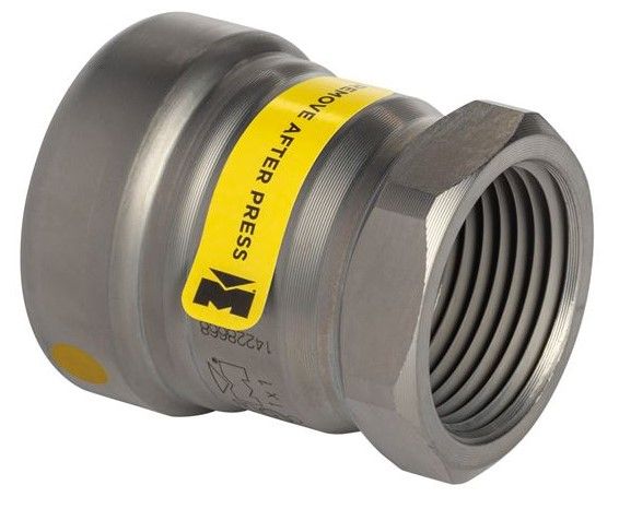 Mueller CP01263G Carbon Steel Adapter Female P X FPT 1 X 1