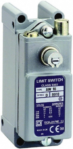 SCHNEIDER ELECTRIC Square D 9007AW16 Limit Switch Spdt Nc Rotary Head 600V