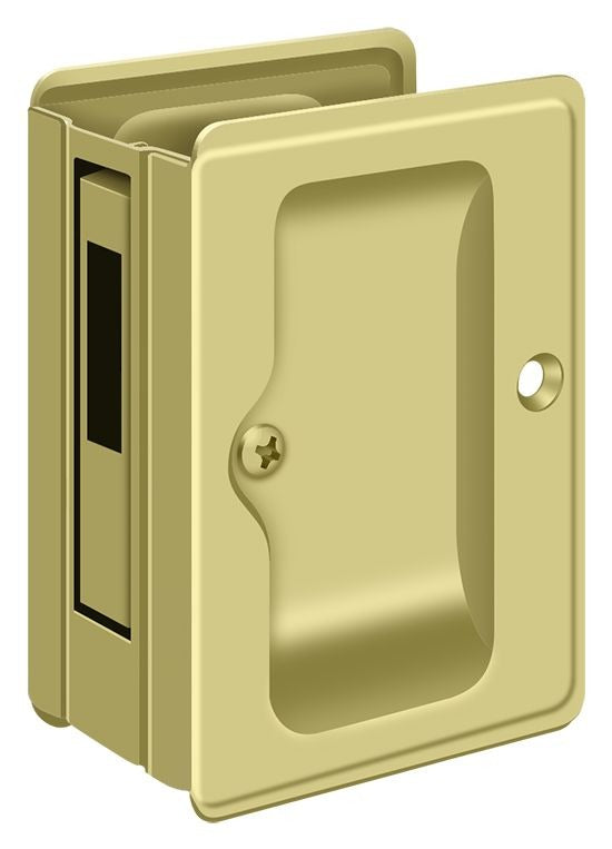 DELTANA Deltana SDAR325U3 Sliding Door Pocket Lock Bright Brass