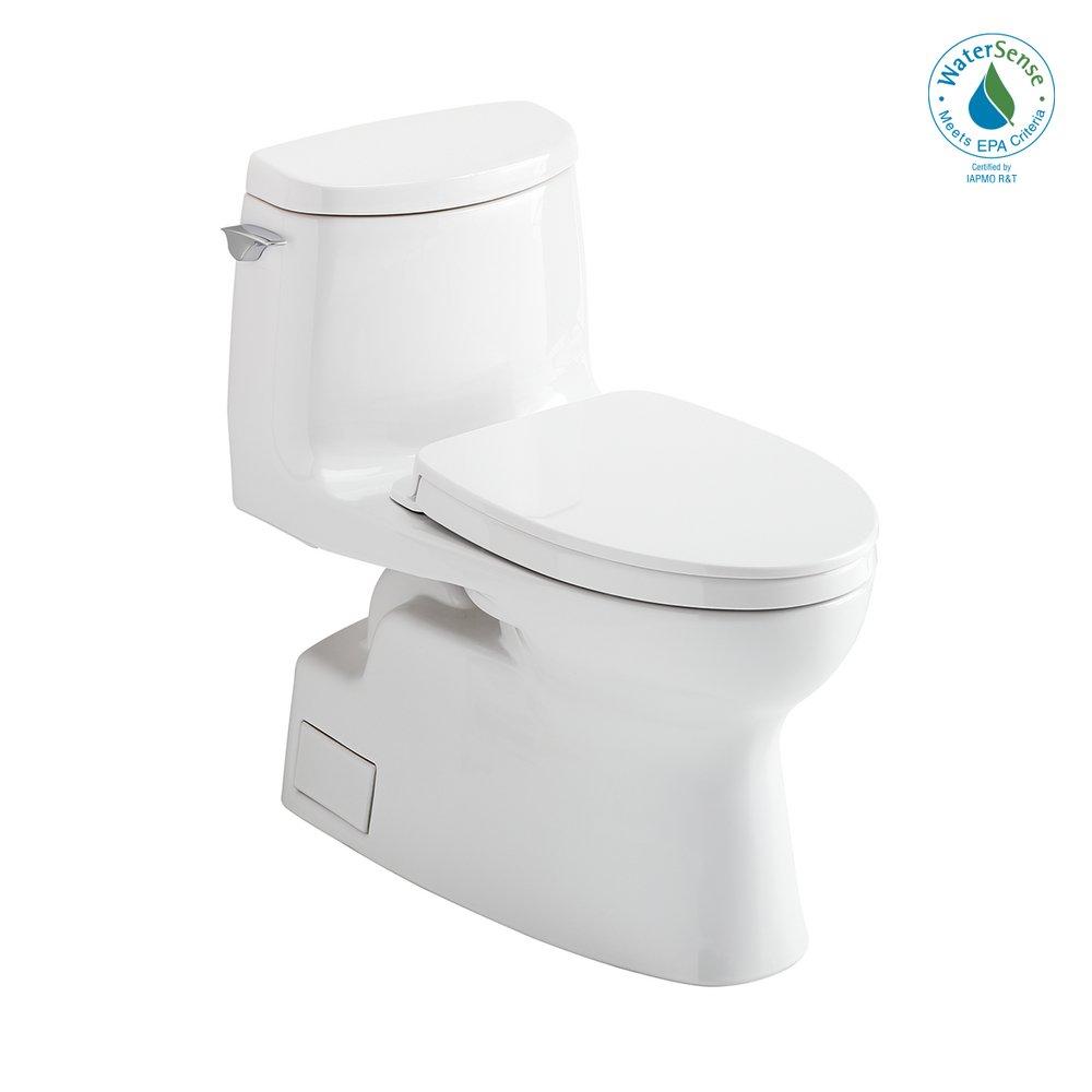 TOTO MS614124CUFG#01 Carlyle II 1G 1.28 gpf Elongated One Piece Toilet in Cotton