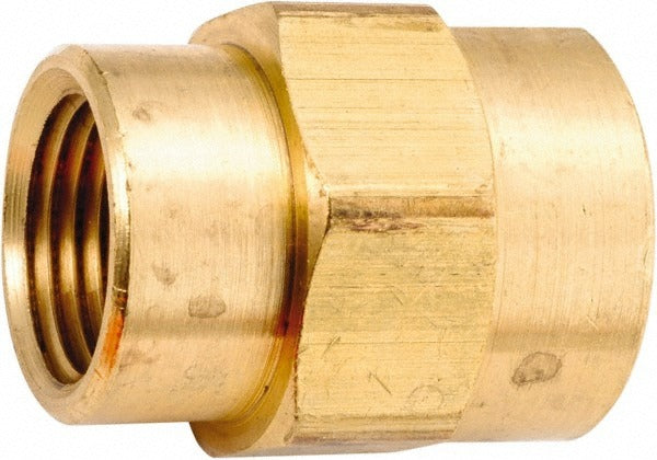ANDERSON METALS Anderson Metals 756119-0602 Brass Pipe Coupling Fnpt