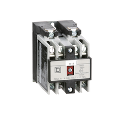 Square D 8501XO20V02 110/120 VAC 10/5 Amp 2-Pole 2NO Panel Mount AC Operated Control Relay